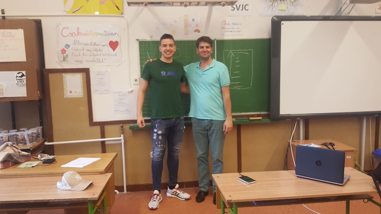 81. Máthé Dominik kézilabdázó, jobbátlövő, magyar válogatott, a Balatonfüredi KSE játékosa (nyíregyházi) - 2019. május 23.