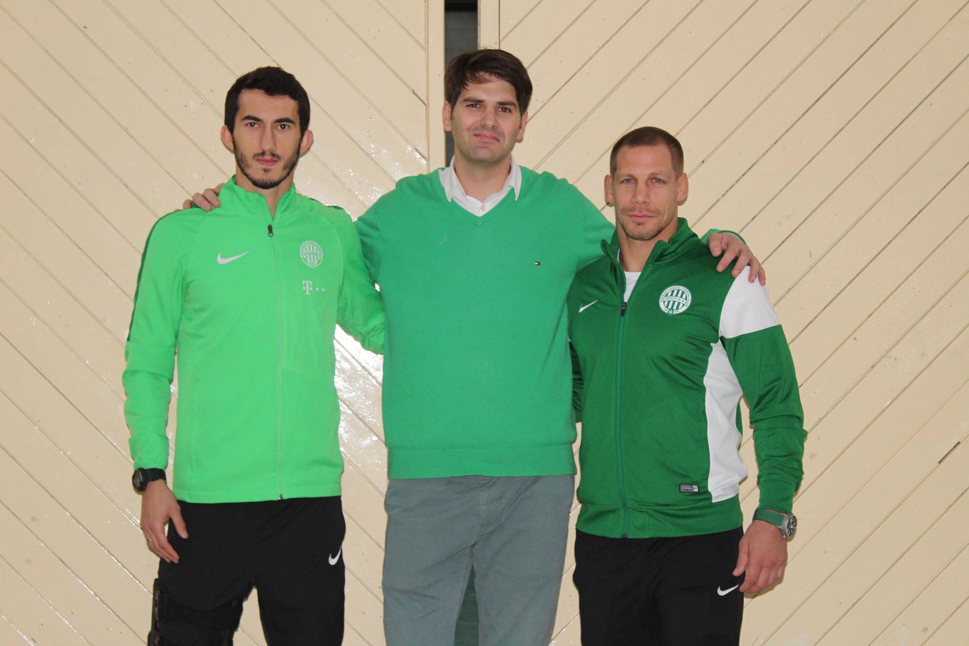 138. A Fradi Suli Program keretében Sztefan Szpirovszki macedón válogatott, a Ferencváros labdarúgója és Bácsi Péter világ- és Európa-bajnok birkózó, a Ferencváros birkózója - 2018. november 27.